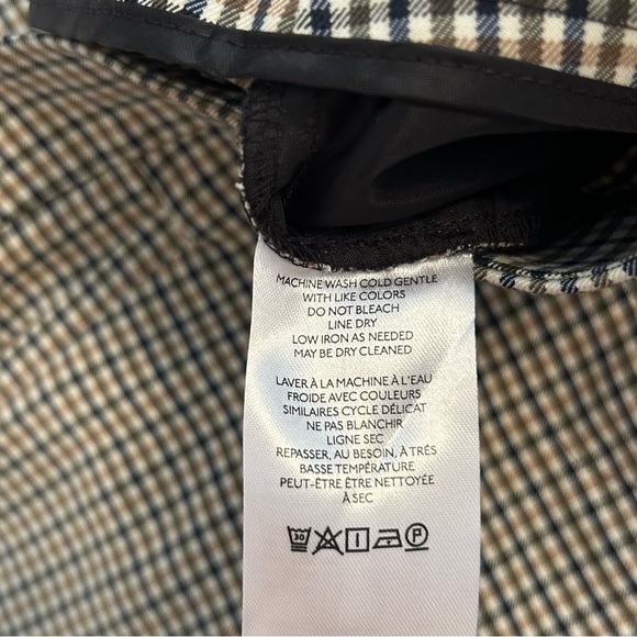 NWT, Maeve by Anthropologie Women’s Multi Checkered Plaid Kick Flare Trousers, 2 - Picture 11 of 12
